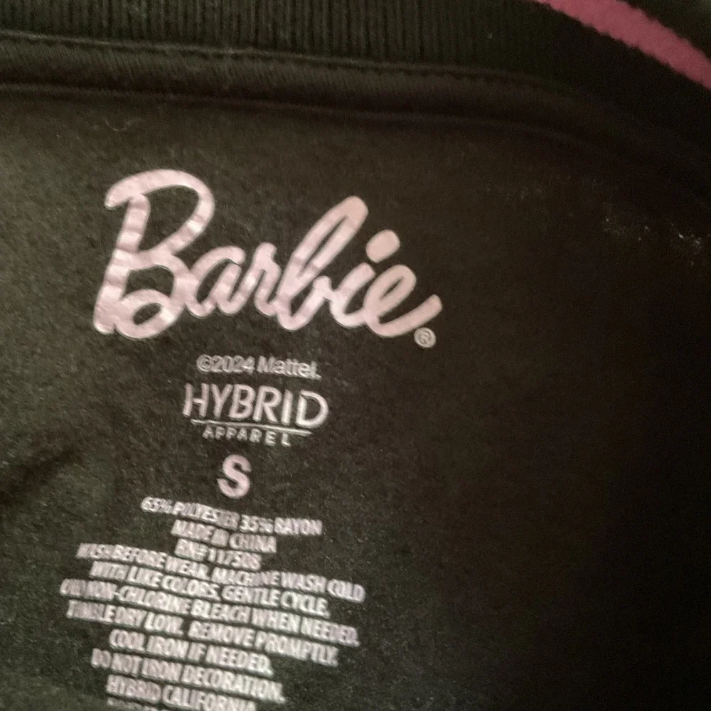Barbie Kids Black White Colorblock Graphic Sweatshirt Pink Sunglasses Size S
